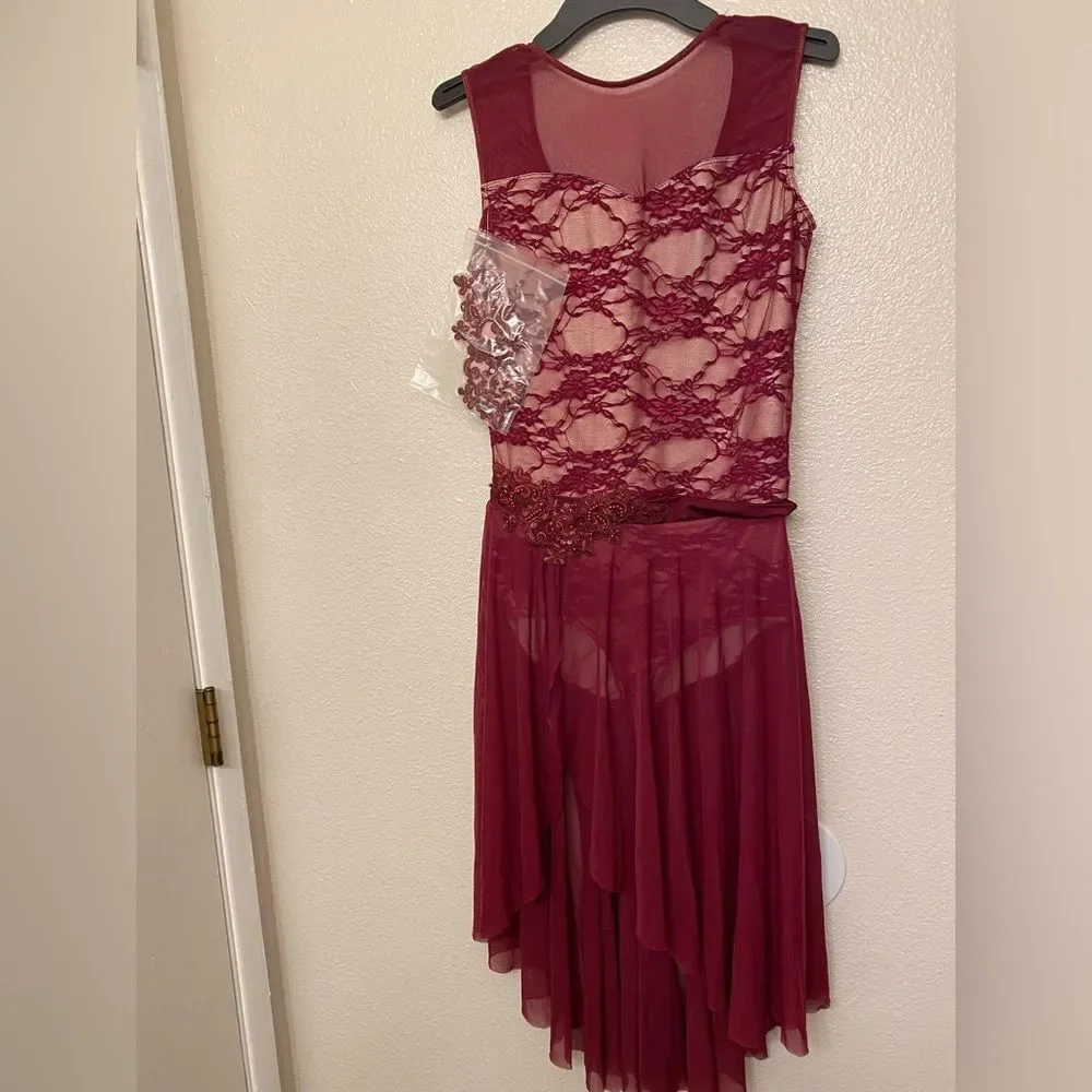 Revolution solo forever is not enough RC20993 burgundy maxi dress MA adult